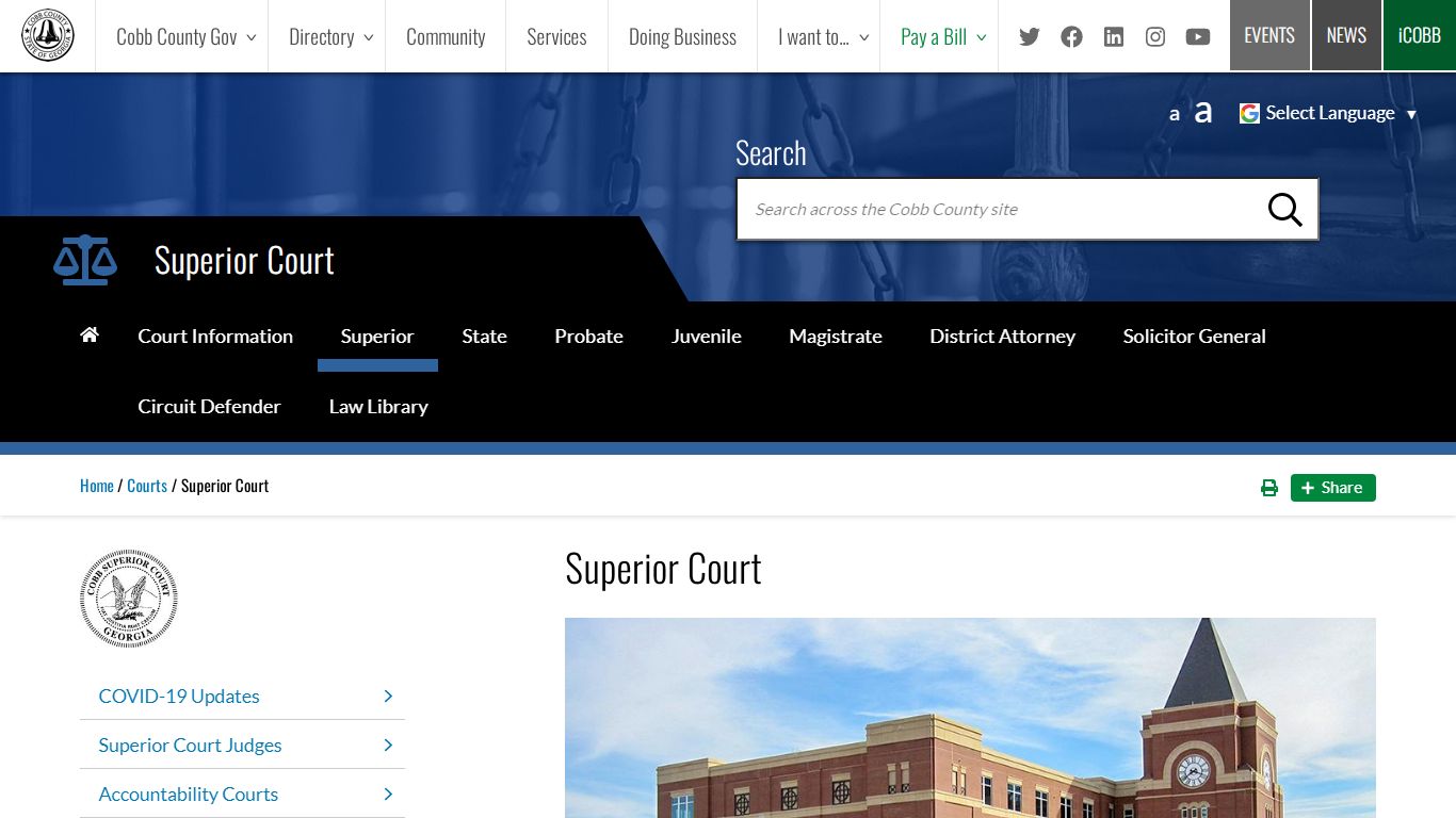 Superior Court - Cobb County, Georgia